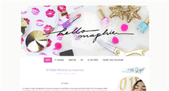 Desktop Screenshot of hellomaphie.com
