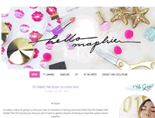 Tablet Screenshot of hellomaphie.com